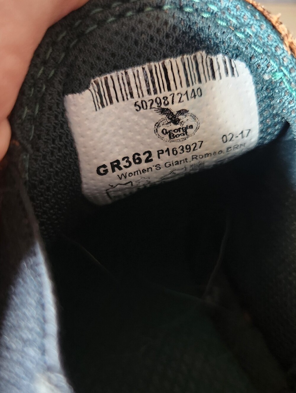 Georgia Giant Slip On Boots 6.5M - Picture 5 of 5